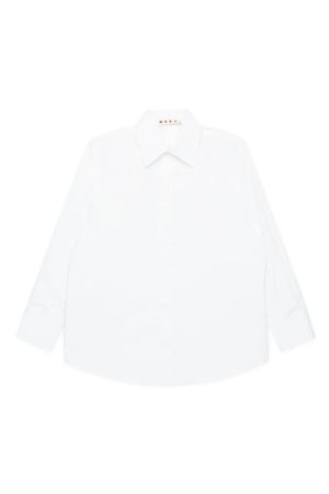 white cotton shirt MARNI KIDS | M01229M00NT0M111